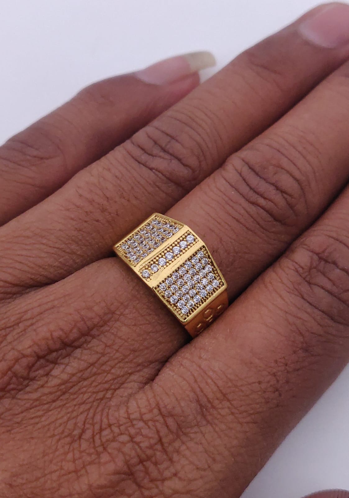 1 Gram Gold Forming Streamlined Design Superior Quality Ring-42