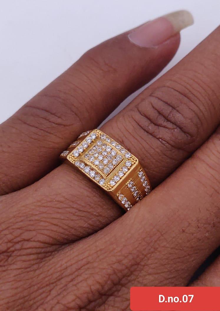 1 Gram Gold Forming Streamlined Design Superior Quality Ring-14