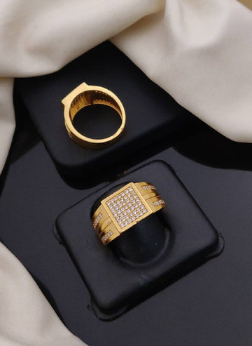 1 Gram Gold Plated Glamorous Design Ring-60