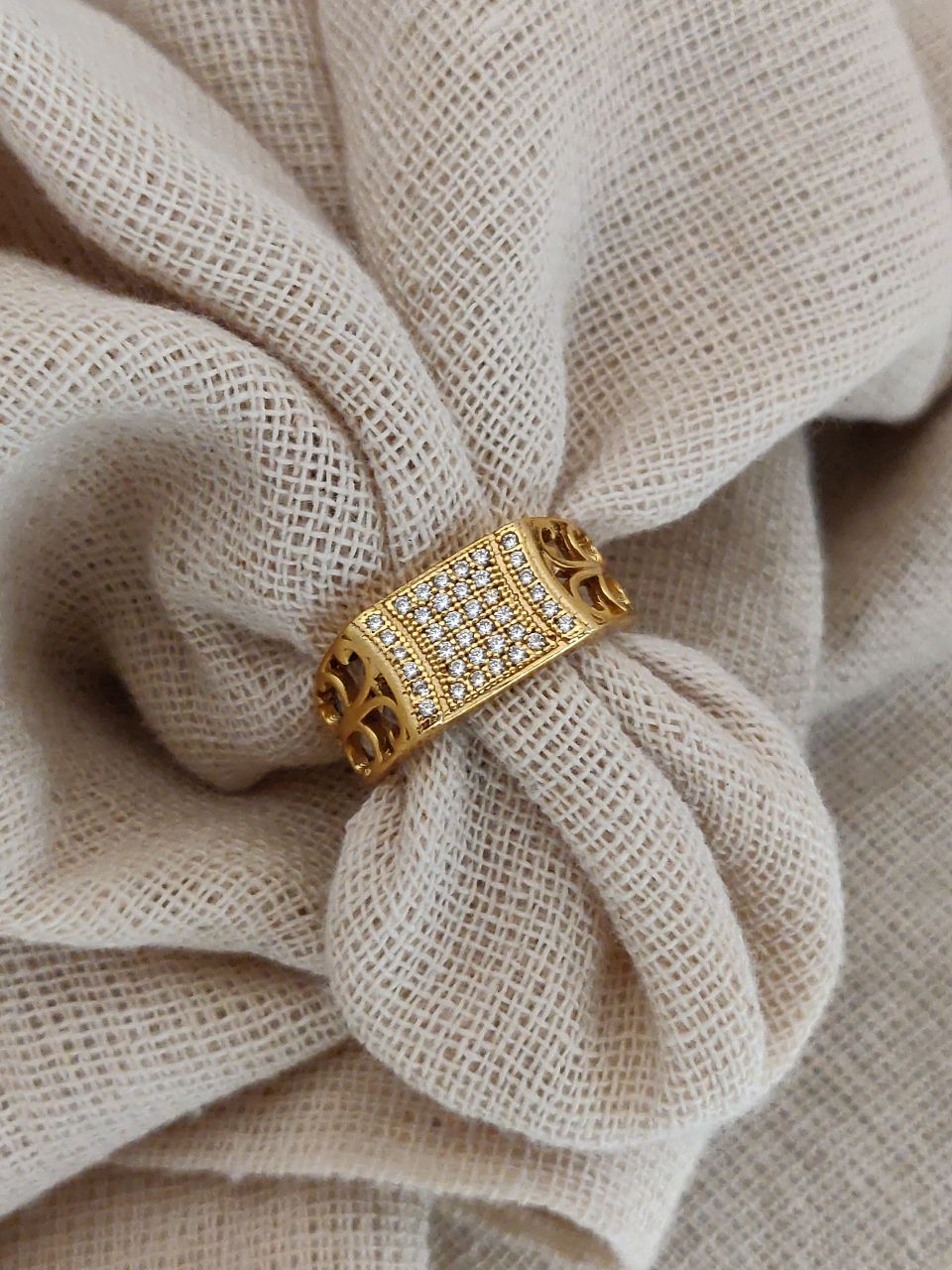 1 Gram Gold Forming Streamlined Design Superior Quality Ring-24