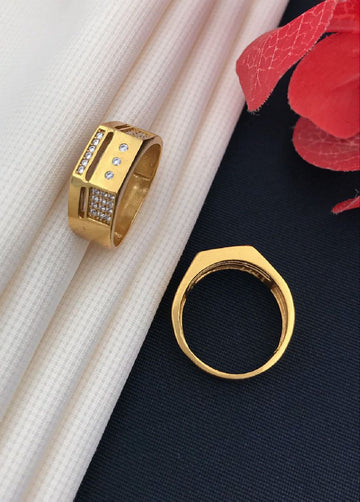 1 Gram Gold Forming Streamlined Design Superior Quality Ring-97