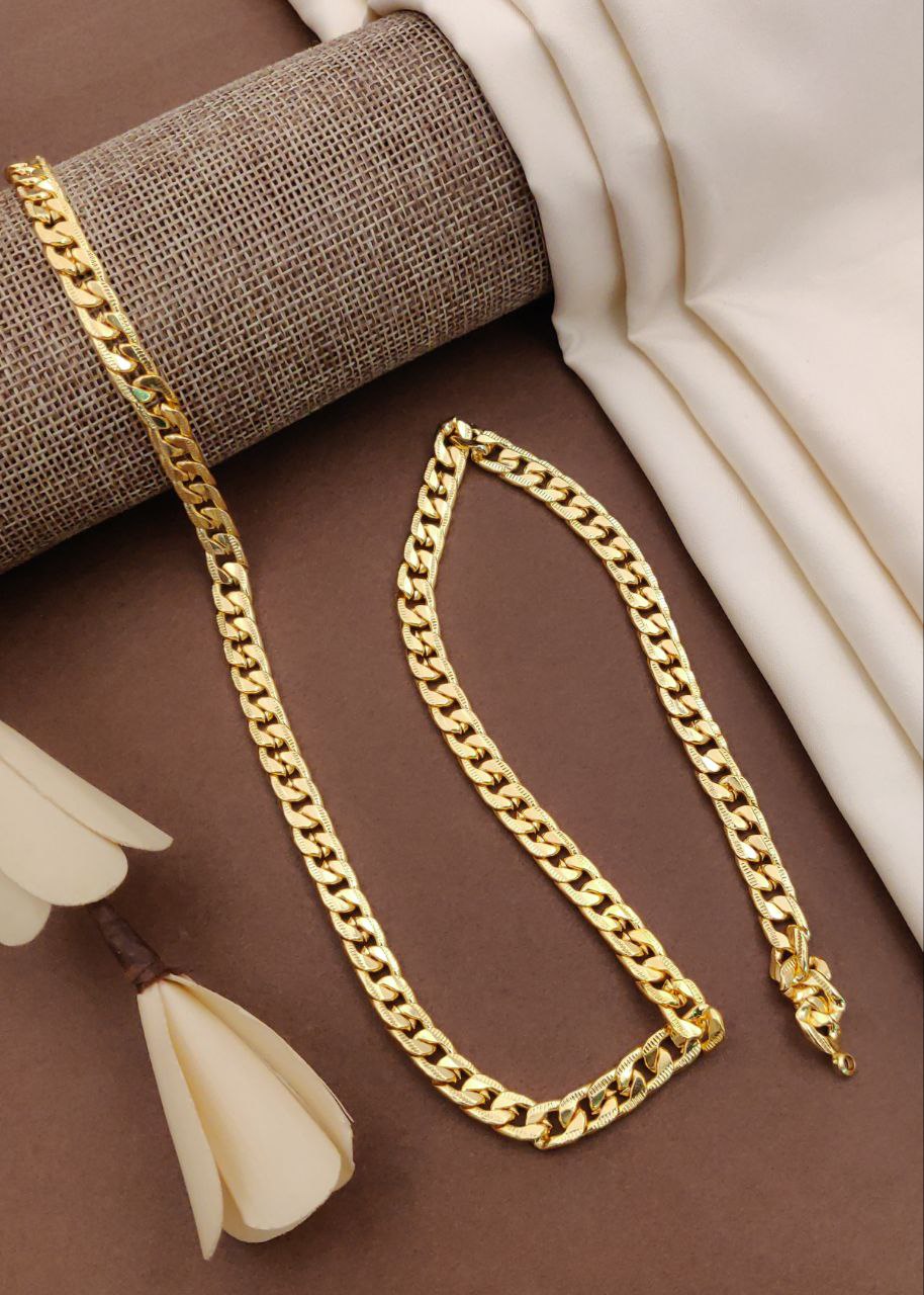 New Stylish Exclusive Micro Gold Plated Chain