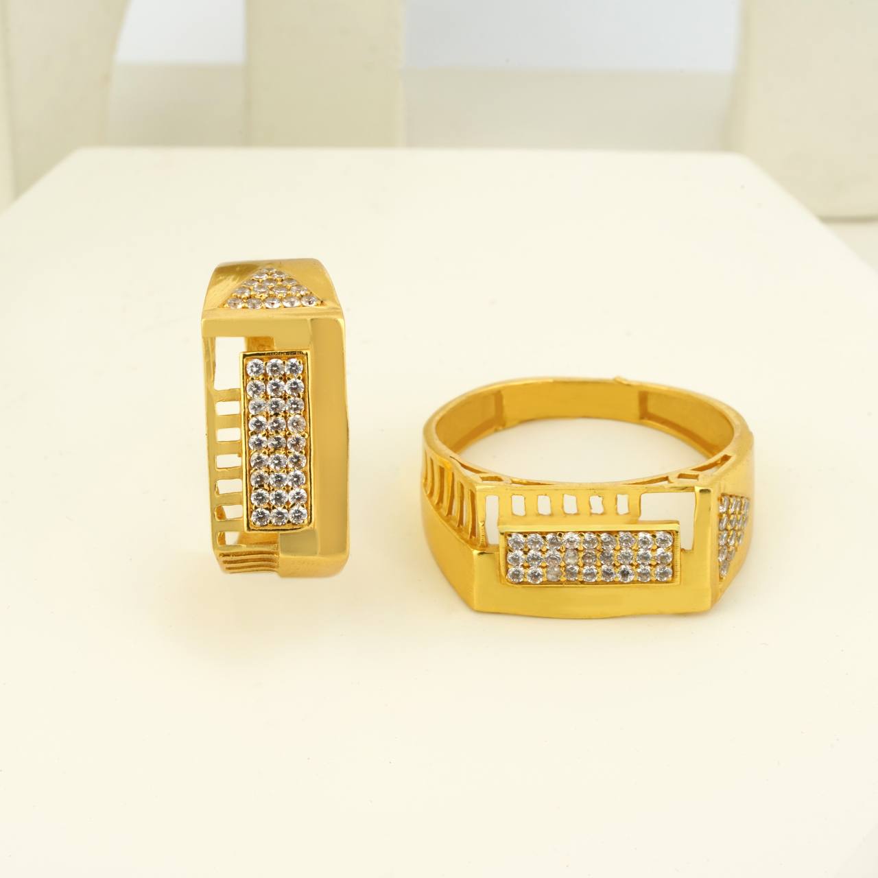 1 Gram Gold Plated Glamorous Design Ring-72